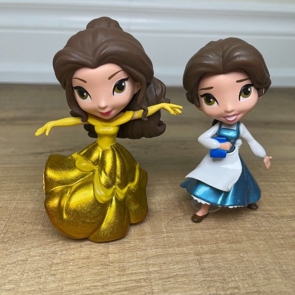 Disney Princess. Belle Die Cast Figure Toys 2 Piece - Picture 1 of 5